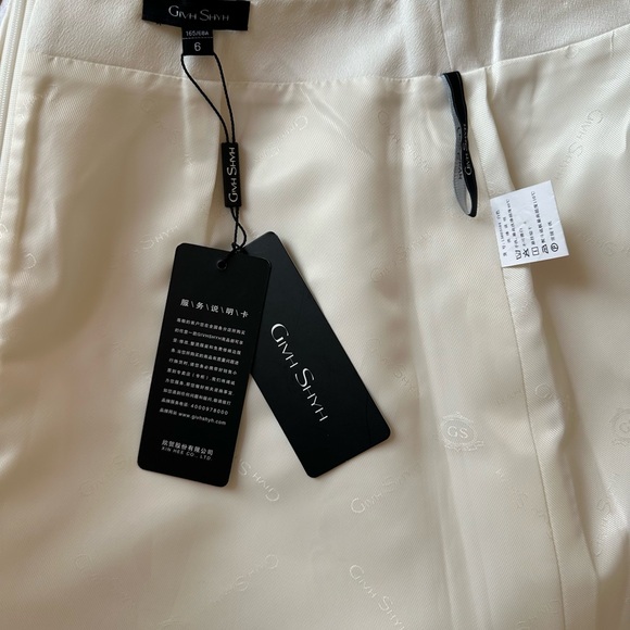 Givh Shyh . A beige mini skirt with pockets. Size XS. - Picture 9 of 10